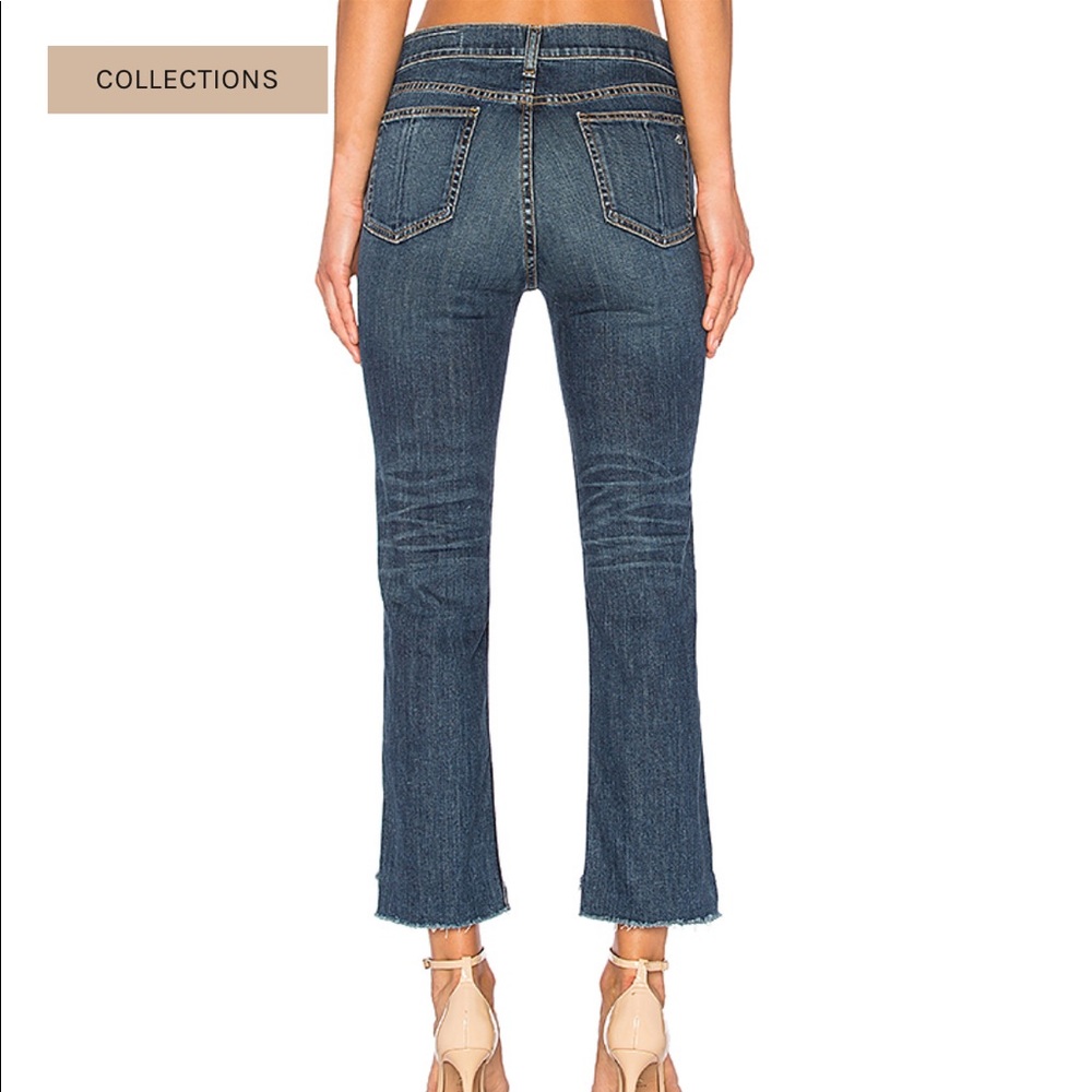 NEW • Rag & Bone • Ryan Stovepipe 10” Jeans Blue - Picture 3 of 8